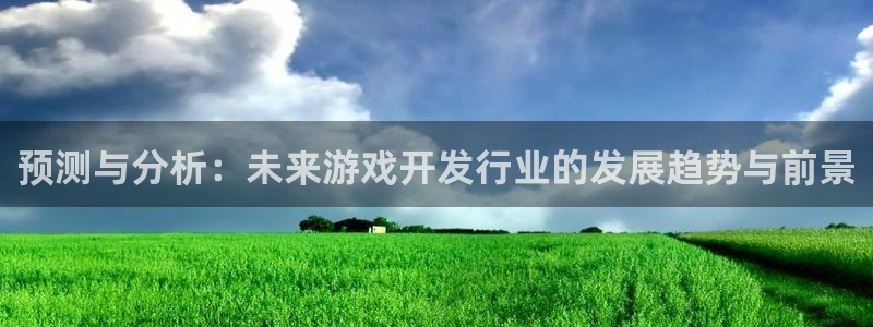 bg大游衣服怎么样：预测与分析：未来游戏开发行业的发展趋势与前景